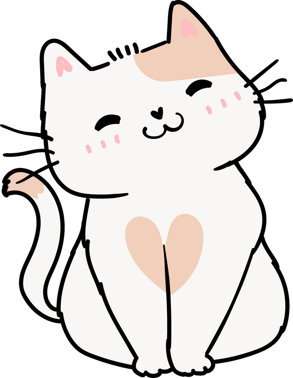 Cute Cat Domestic Animal doodle